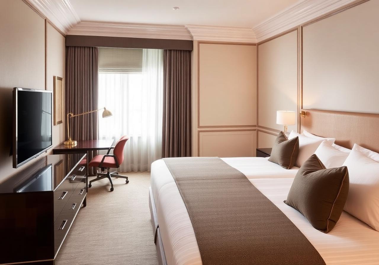 Executive room with work desk